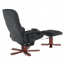 Masszázsfotel, fekete, AUREL 2 Masszázsfotel, fekete, AUREL 2