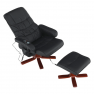 Masszázsfotel, fekete, AUREL 2 Masszázsfotel, fekete, AUREL 2