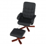 Masszázsfotel, fekete, AUREL 2 Masszázsfotel, fekete, AUREL 2