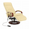 Masszázsfotel, bézs, ARTUŠ 2