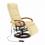 Masszázsfotel, bézs, ARTUŠ 2