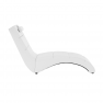 Relax fotel, fehér öko bőr, LONG Relax fotel, fehér öko bőr, LONG