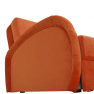 Széthúzható fotel, narancssárga, MILI 1