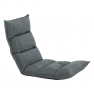 Relaxáló fotel, szövet szürke, LOTA NEW
