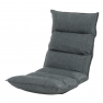Relaxáló fotel, szövet szürke, LOTA NEW