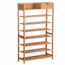 Cipőpolc, 7 soros, bambusz, KATLEY Cipőpolc, 7 soros, bambusz, KATLEY