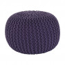 Kötött puff LILA pamut, GOBI TIP 2 Kötött puff LILA pamut, GOBI TIP 2