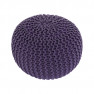 Kötött puff LILA pamut, GOBI TIP 2 Kötött puff LILA pamut, GOBI TIP 2