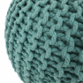 Kötött puff menta-menta színű pamut, GOBI TIP 2