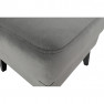 Puff, világosszürke/fekete, RODEZA