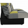 Dívány, anyag/ lime zöld/ szürke / fekete, ALABAMA Dívány, anyag/ lime zöld/ szürke / fekete, ALABAMA