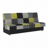Dívány, anyag/ lime zöld/ szürke / fekete, ALABAMA Dívány, anyag/ lime zöld/ szürke / fekete, ALABAMA