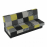 Dívány, anyag/ lime zöld/ szürke / fekete, ALABAMA Dívány, anyag/ lime zöld/ szürke / fekete, ALABAMA