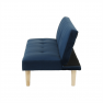 Kanapé széthúzhatós,  sötétkék/tölgy, ALIDA