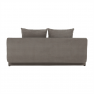 Kanapé ágyfunkcióval, anyag szürkésbarna taupe, FERIHA
