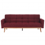Kanapé ágyfunkcióval, bordó, MAVERA