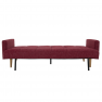 Kanapé ágyfunkcióval, bordó, MAVERA