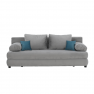 Kanapé ágyfunkcióval, szürke/türkiz, CLIV Kanapé ágyfunkcióval, szürke/türkiz, CLIV