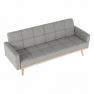 Kanapé ágyfunkcióval, szürke, MAVERA