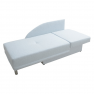 Kanapé ágyfunkcióval, világoskék anyag, jobbos kivitel, LAUREL