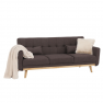 Kinyitható kanapé, barna, ARKADIA Kinyitható kanapé, barna, ARKADIA