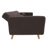 Kinyitható kanapé, barna, ARKADIA Kinyitható kanapé, barna, ARKADIA