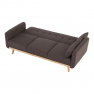 Kinyitható kanapé, barna, ARKADIA Kinyitható kanapé, barna, ARKADIA