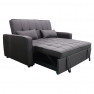 Kinyitható kanapé, barna, FRENKA BIG BED NEW