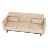 Kinyitható kanapé, bézs, ARKADIA