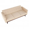 Kinyitható kanapé, bézs, ARKADIA