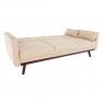 Kinyitható kanapé, bézs, ARKADIA
