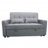 Kinyitható kanapé, szürke, FRENKA BIG BED NEW