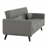 Kinyitható kanapé, szürke, ARKADIA
