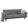Kinyitható kanapé, szürke, ARKADIA