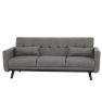 Kinyitható kanapé, szürke, ARKADIA