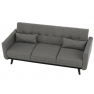 Kinyitható kanapé, szürke, ARKADIA