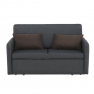 Kinyitható kanapé, szürke/barna, LUSITA Kinyitható kanapé, szürke/barna, LUSITA