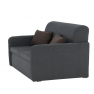 Kinyitható kanapé, szürke/barna, LUSITA Kinyitható kanapé, szürke/barna, LUSITA