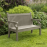 Fából készült kerti pad, szürke, 124 cm, KOLNA Fából készült kerti pad, szürke, 124 cm, KOLNA