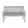Fából készült kerti pad, szürke, 124 cm, KOLNA Fából készült kerti pad, szürke, 124 cm, KOLNA
