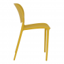 Rakásolható szék, sárga, FEDRA NEW