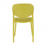 Rakásolható szék, sárga, FEDRA NEW