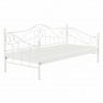 Fém ágy, fehér, 90x200, DAINA
