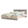Ágykeret 160x200, arizona tölgyfa/szürke, GRAPHIC