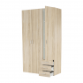 szekrény, 3 - ajtós, tölgy sonoma, GWEN 70427
