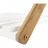 2 polcos állvány, természetes bambusz/fehér, PEORIA TYP 1 2 polcos állvány, természetes bambusz/fehér, PEORIA TYP 1