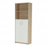 Irattartó zárható szekrénnyel, sonoma tölgy/fehér, JOHAN 2 NEW 10