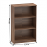 Irodai könyvespolc, szilva, JOHAN 2 NEW 03 JH030