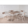 Étkezőgarnitúra, canyon tölgy/bézs, KIMBY SET 1+4 Étkezőgarnitúra, canyon tölgy/bézs, KIMBY SET 1+4