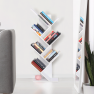 Könyvespolc, fehér, BAKI NEW TYP 2 Könyvespolc, fehér, BAKI NEW TYP 2